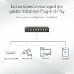 Switch Ethernet Gigabit 8 ports - NETGEAR - Boîtier métal silencieux plug-and-play – Image 3