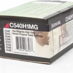Cartouche toner laser magenta Lexmark originale - Compatible C540 X543DN