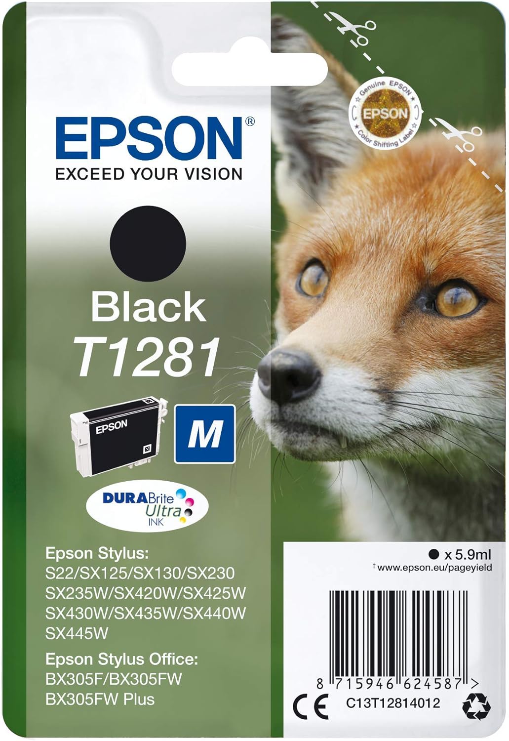 87f66ce3-5726-4b09-9d0c-a58ad784f4a4-1.jpg Cartouche d'encre noire Epson T1281 DURABrite Ultra - Compatible Stylus et Office BX – Image 1