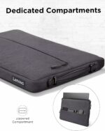 Sacoche ordinateur portable Lenovo 15,6 pouces - Résistante à l'eau et légère - Gris – Image 6
