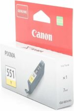 Cartouche d'encre jaune Canon CLI-551Y - Originale pour imprimante jet d'encre