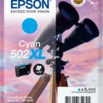 Cartouche d'encre Epson 502XL Cyan XL - Compatible WF-2860DWF, XP-5100, XP-5105