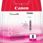 Cartouche jet d'encre magenta Canon CLI-8M - Compatible imprimantes Canon - 7 ml