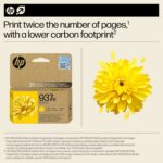 Cartouche d'encre HP 937e Jaune EvoMore - 1 650 pages - OfficeJet Pro 9730e – Image 4