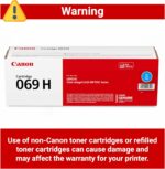 Toner Canon 069 Cyan haute capacité - 5500 pages - MF753Cdw/MF751Cdw/LBP674Cdw – Image 4