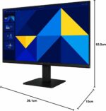 Moniteur LED 24" Samsung - Full HD IPS 100 Hz - Surface mate - HDMI - Noir – Image 10