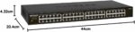 Switch réseau Gigabit 48 ports NETGEAR GS348 - Non manageable - Bureau ou mural – Image 6