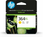 Cartouche d'encre jaune XL HP 364 pour imprimante DeskJet et Photosmart - 750 pages