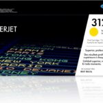 Toner laser HP 312A jaune authentique - 2 700 pages - Compatible LaserJet Pro M476
