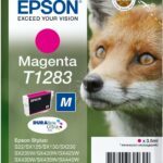 Cartouche jet d'encre magenta Epson T1283 - 3,5 ml - Compatible imprimante