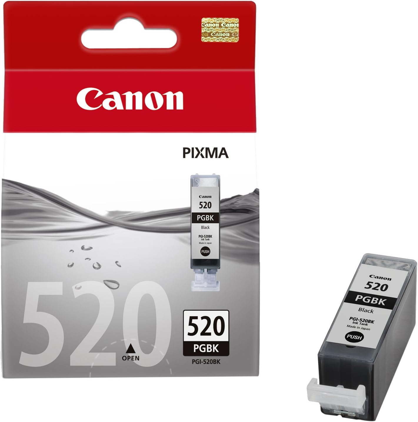 a3404522-0683-4a42-9b78-64672be355a0-3.jpg Cartouche d'encre Canon PGI-520 BK noire - Originale - Compatible PIXMA - Rendement 324 pages – Image 1