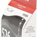 Cartouche jet d'encre noire Canon CLI-526BK – Compatible imprimantes Pixma