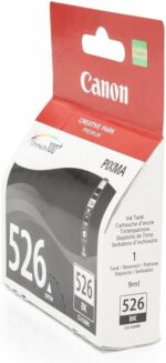 Cartouche jet d'encre noire Canon CLI-526BK – Compatible imprimantes Pixma