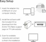 Adaptateur USB WiFi Nano TP-Link AC1300 Dual Band - Sécurité WPA3, PC/Mac – Image 7