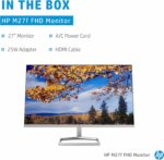 Moniteur HP 27" Full HD IPS - Ultra-fin, cadre sans bord, HDMI/VGA, confort visuel – Image 7