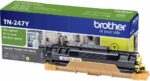 Toner Brother TN247Y jaune - 2300 pages - Compatible imprimantes Brother laser
