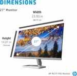 Moniteur HP 27" Full HD IPS - Ultra-fin, cadre sans bord, HDMI/VGA, confort visuel – Image 6