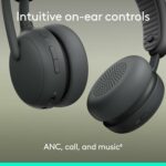 Casque sans fil Logitech Zone Wireless 2 ES - Réduction de bruit active - Bluetooth - Gris – Image 8