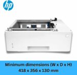 Bac papier 550 feuilles HP LaserJet Pro/Enterprise - Accessoire imprimante original – Image 4