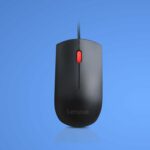 Souris optique Lenovo Essential - USB filaire, 1600 dpi, ambidextre, noire – Image 2
