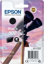 Cartouche d'encre noire Epson 502 standard - Compatible XP-5100, WF-2860, WF-2865