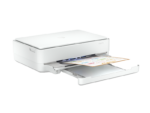 Imprimante multifonction HP DeskJet 6075 - Impression, scan, copie, Wi-Fi, blanc – Image 2