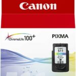 Cartouche jet d'encre couleur Canon CL-511 - 9 ml - Compatible PIXMA