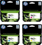 Pack de 4 cartouches d'encre XL HP 963 authentiques - OfficeJet Pro 9010/9020