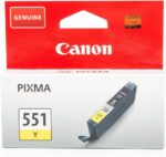 Cartouche d'encre jaune Canon CLI-551Y - Originale pour imprimante jet d'encre – Image 2