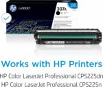 Cartouche toner HP 307A CE740A originale - Noir - 7000 pages - LaserJet CP5225 – Image 2