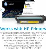 Cartouche toner laser jaune HP 507A - 6000 pages - Compatible LaserJet Enterprise/Pro – Image 2