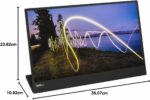 Écran portable 15,6'' Full HD Lenovo ThinkVision M15 - USB-C, VESA, Noir – Image 10