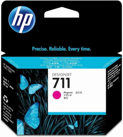 Cartouche d'encre HP 711 Magenta 29 ml - Jet d'encre originale DesignJet T120/T520