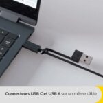 Speakerphone Jabra Speak2 40 - 4 micros réduction de bruit - USB-A/USB-C - Teams – Image 10