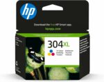 Cartouche d'encre couleur XL HP 304XL - 300 pages - Compatibilité DeskJet/ENVY
