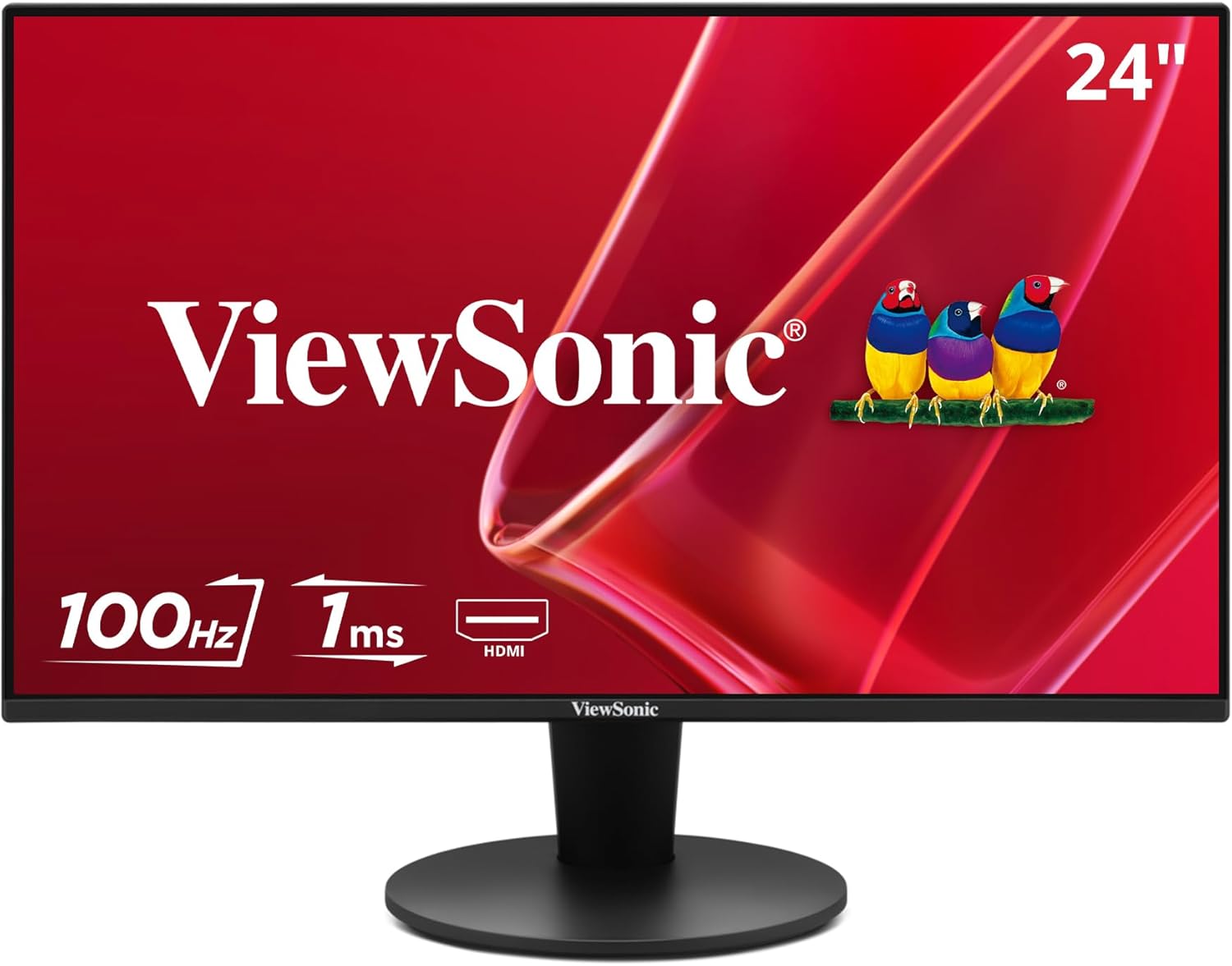 d3782aac-22e2-4bfa-881a-a41cb1efdffd-2.jpg Moniteur PC 24 pouces Full HD 100Hz ViewSonic – Bords fins, HDMI/VGA, confort visuel – Image 1