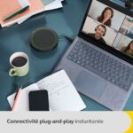 Speakerphone Jabra Speak2 40 - 4 micros réduction de bruit - USB-A/USB-C - Teams – Image 9