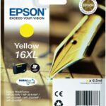 Cartouche d'encre jaune Epson 16XL Durabrite XL - Rendement élevé - WorkForce WF-2510WF/2540WF