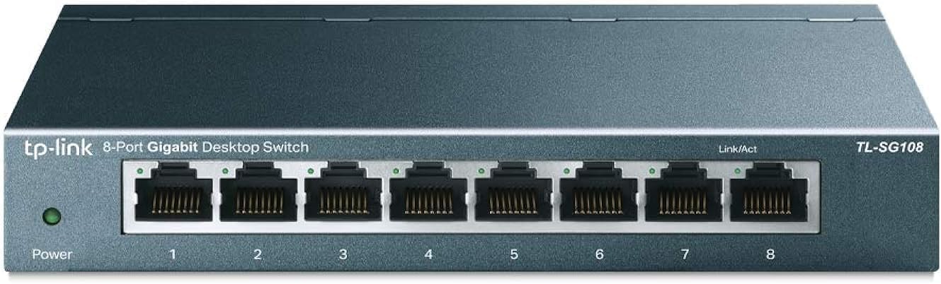 e26997c8-5704-41cc-804c-e900f8d61a52.jpg Switch Ethernet 8 ports Gigabit - Boîtier métal fanless Plug & Play TP-Link – Image 1