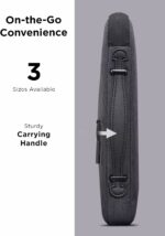 Sacoche ordinateur portable Lenovo 15,6 pouces - Résistante à l'eau et légère - Gris – Image 4