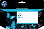 Cartouche d'encre HP 72 cyan 130 ml - Originale - Pour imprimantes DesignJet