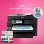 Imprimante multifonction A3+ Epson EcoTank ET-16605 – 4-en-1 réservoir d'encre Wi-Fi noir – Image 6