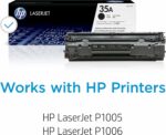 Toner laser HP 35A CB435A noir - Compatible LaserJet P1005 P1006 authentique – Image 2