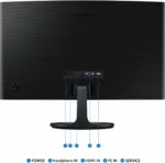 Moniteur PC incurvé 24 pouces Samsung - Full HD 100Hz - Bords ultra-fins – Image 6