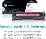 Toner laser original HP 312A magenta - 2 700 pages - LaserJet Pro M476 – Image 2