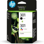 Pack de cartouches d'encre HP 301 - Noir et couleur - Compatibilité imprimantes HP