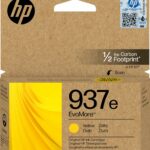 Cartouche d'encre HP 937e Jaune EvoMore - 1 650 pages - OfficeJet Pro 9730e