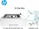 Bac papier 550 feuilles HP LaserJet Pro/Enterprise - Accessoire imprimante original – Image 5