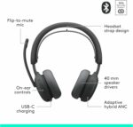 Casque sans fil Logitech Zone Wireless 2 ES - Réduction de bruit active - Bluetooth - Gris – Image 6