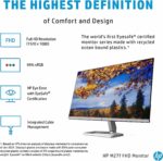 Moniteur HP 27" Full HD IPS - Ultra-fin, cadre sans bord, HDMI/VGA, confort visuel – Image 4